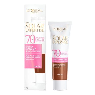 Imagem de Protetor Solar Facial L’Oréal Paris Solar Expertise Efeito Make Up FPS70 Cor 6.0 30g