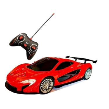 Imagem de Carrinho de Controle Remoto, Super Sport, Escala 1:16, 26cm, Vermelho, 4 Funções, Faróis que Acendem