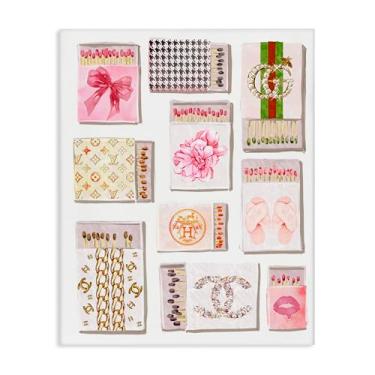 Imagem de Stupell Industries Arte de parede em tela Glam Girl Matchboxes por Ziwei Li, 76 x 61 cm