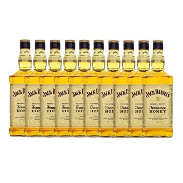Imagem de Kit 10 Jack Daniel'S Honey Original 375Ml Uísque Padrinhos