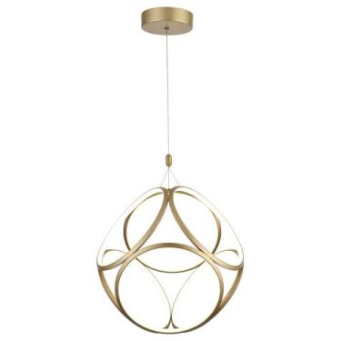 Imagem de Luminária Pendente LED Arcos Moderno Sala Quarto 36W 4000K - NITROLUX,