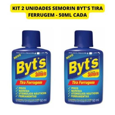 Imagem de Kit 2 Und Byt's Semorin Tira Ferrugem Pisos Maresia - Nfe