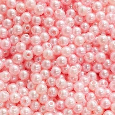 Imagem de PÉROLA DE ABS LISA Nº 05 20G PEROLA 5MM - LADEIRA BIJUTERIAS, ROSA BEB