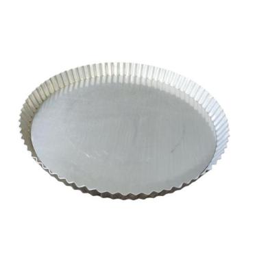 Imagem de FORMA TORTA MAÇA FUNDO FALSO ALUMINIO 30x3CM - WALPAN