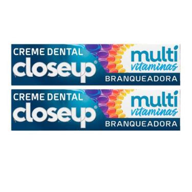 Imagem de Kit 2 Creme Dental Closeup Multi Vitaminas +12 Benefícios White 85g - 