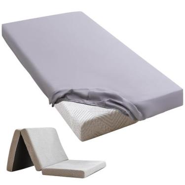 Imagem de Lençóis de berço URZGU 63,5 x 190,5 x 10 cm adequados para Milliard Tr