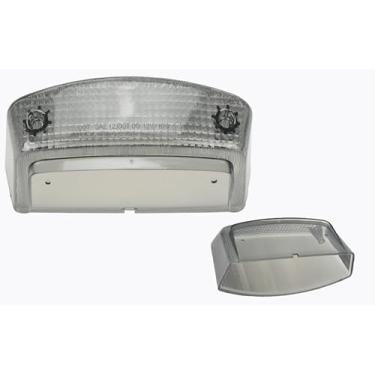 Imagem de TOPZONE Lente adequada para Ducati Monster S4R (Testastretta) / Monster 800 (escuro) / Monster 620 (Matrix Dark) / Monster 1000; Lente de luz traseira de freio do motor (moke)