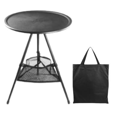 Imagem de Rrlihjgu Mesa Dobrável,Mesa Pequena Para Pátio E Campismo - Secretária Portátil Móvel para Viagem Cozinha Jardim Piquenique Churrasco Campismo