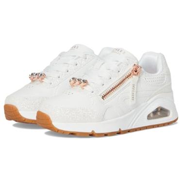 Imagem de Skechers Tênis feminino Uno Gen1 310336l (criança pequena), Branco, 6 Big Kid