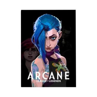 Imagem de Pôster Principal De Jinx Arcane HD À Prova d'Água Decoração De Parede 