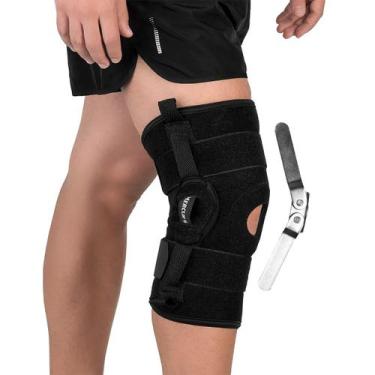 Imagem de Joelheira Articulada Dobradicas Compressão Ortopedica Mercur, G