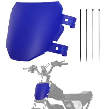 Imagem de IUVWISN Placa de identificação de bicicleta elétrica E placa frontal compatível com Ridstar Q20 Super 73 S1 S2 Y1 RX Macfox X1S X1S X X2 Commuter EBike Electric Mountain Bike azul
