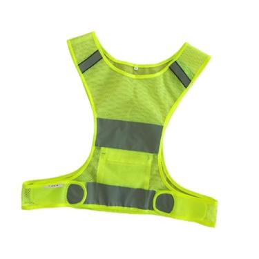 Imagem de Dynwave Colete refletivo para trabalho de emergência no trânsito, esportes ao ar livre, colete de segurança refletivo