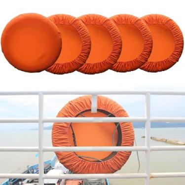 Imagem de Capa de boia salva-vidas para anel de barco – Mangas protetoras para piscina contra arranhões e arranhões, 94 cm de diâmetro (B, 1 peça)