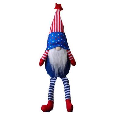 Imagem de Boneca sem rosto do dia da independência americana anão gnomo boneca d