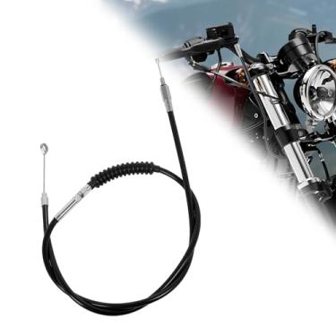 Imagem de PIKPOP Cabo de embreagem para Harley Sportster, extensão de fio de embreagem trançado de aço inoxidável para Sportster 2004-2020, 1986-2013 XL 883, XL 1200, ferro 883, ferro 1200, XL883N, XL1200N