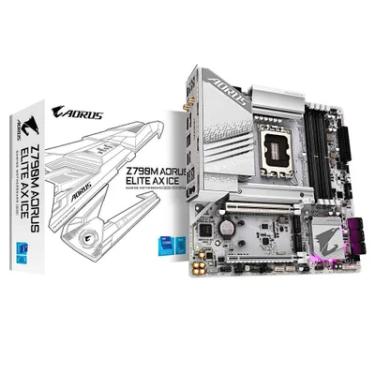 Imagem de Placa Mãe Gigabyte Z790m Aorus Elite Ax Ice R1.0, DDR5, LGA 1700, Micro ATX