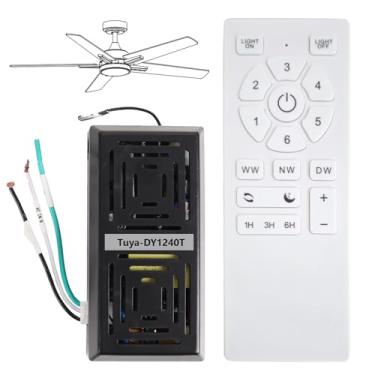 Imagem de SODSEA Kit de controle remoto para ventilador de teto Smart Alexa, substituição para ventilador de teto interno e externo com luz-1240