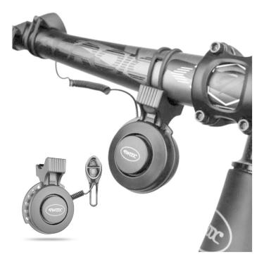 Imagem de 2X Buzina Bicicleta Bike 4 Modos 120Db Extra Forte Recarregá