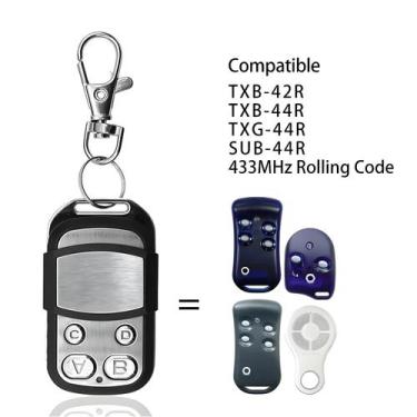 Imagem de Controle Remoto Para Portão De Garagem Com Código Rolante De 433MHz TX