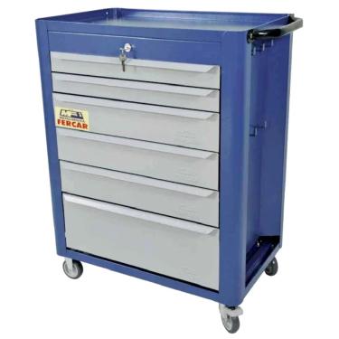 Imagem de Carrinho para Mecânico C-08 com 6 Gavetas - 148 - FERCAR
