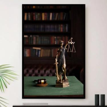 Imagem de Genérico, Quadro Direito Advogado Lei Justiça Decorativo A4 23x33cm