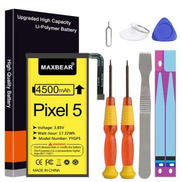 Imagem de Bateria de substituição MAXBEAR Pixel 5 5G 4500mAh 3,85V Li-Poly