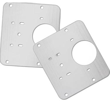 Imagem de Suporte Dobradiça Porta Armário Aço Inoxidável 2 Peças D4375