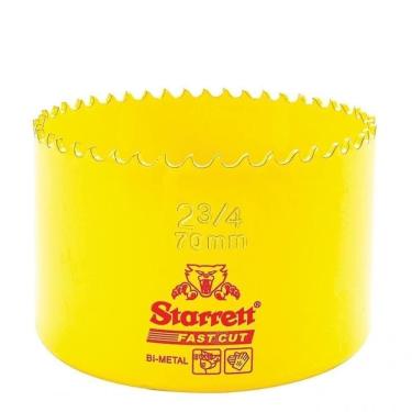 Imagem de Serra Copo Bi Metal 2.3-4"" 70mm - Fch0234-g - Starrett Serra Copo Bimetal 2.3-4" 70mm Starrett