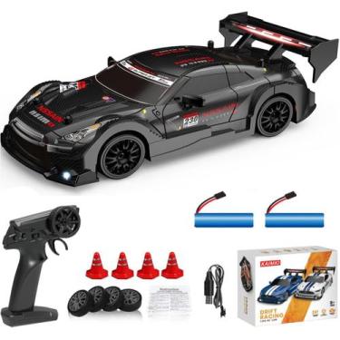 Imagem de Carro RC Drift KAIMIO 1:24 Scale 4WD 2,4 GHz 30 KM/H com luzes LED
