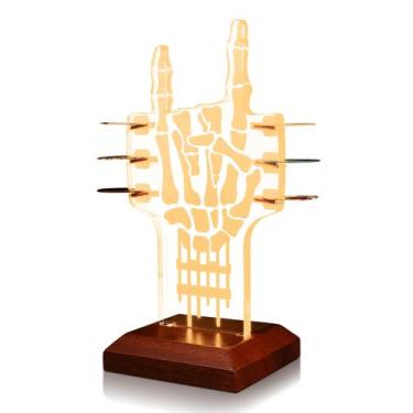 Imagem de Palheta de guitarra CoolGift Mart Light Up Rock Skeleton Hands