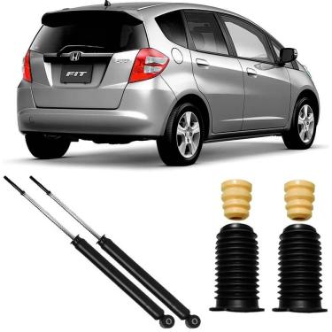 Imagem de 2 Amortecedor Honda Fit 2009 A 2014 Traseiro Kayaba E Kit