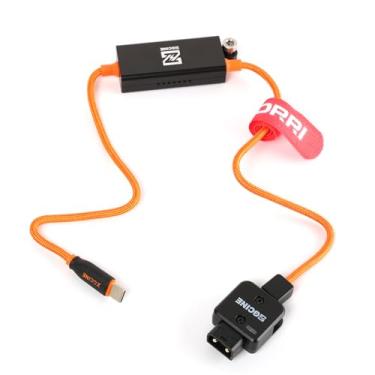 Imagem de DRRI Adaptador ajustável D-TAP para tipo-C para USB-C PD 65W Cabo de carregamento rápido bidirecional para Sony FX3 FX30 A7siii A7IV Rode Microfones NTG-4, Swit CM55c