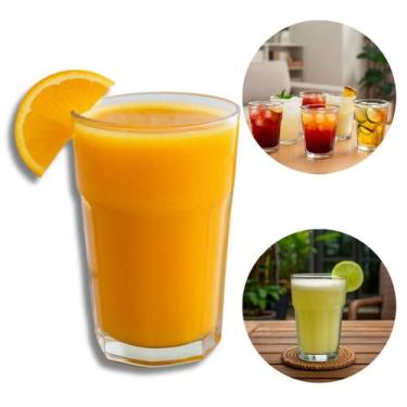 Imagem de Kit 6 Copos Casa Blanca 350ml  Ideal para Água, Sucos e Drinks - DDG