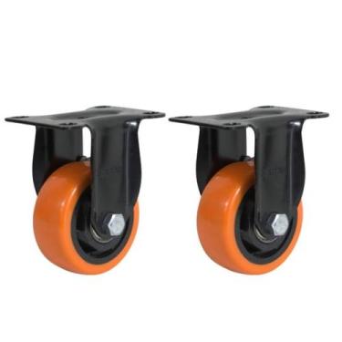 Imagem de Rodizio 3 Pol Fixo com Roda PVC - 70Kg - Master Roll