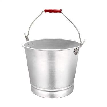 Imagem de Baldes de gelo para festas, cubo de gelo para casa, cubo de alumínio de estilo antigo, água com leite, vaso vintage, grande capacidade, refrigerador de champanhe, baldes de armazenamento, para h