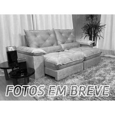 Imagem de Sofá Retrátil Reclinável 2,30 m Cinza 502 Isa
