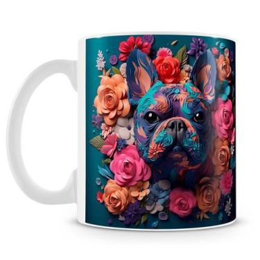 Imagem de Caneca 3D Cachorro Pug - Cerâmica Premium 325ml - Amo Canecas