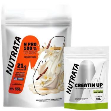 Imagem de Kit Whey 100% Concentrado NPro + Creatina 100% Monohidratada 300g - NU