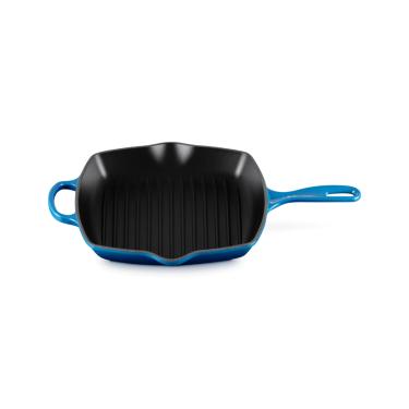 Imagem de GRELHA QUADRADA LE CREUSET 26CM SIGNATURE EM FERRO FUNDIDO AZURE BLUE 20183262200422