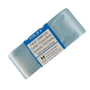 Imagem de Fita de Cetim Trader 38mm N°9 com 10 Metros [COR: COR 121 AZUL MEDIO - TAMANHO: 10 Metros]