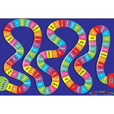 Imagem de Ashley Productions Smart Poly Chart 33 x 48 cm, Tabuleiro de jogo First 100 Words