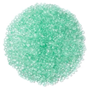 Imagem de Keedolla Pedras de vidro do mar verde menta de 400 ml pedras preciosas de vidro fosco para pedras de aquário, cascalho de tanque de peixes, enchimentos de vasos, artesanato DIY