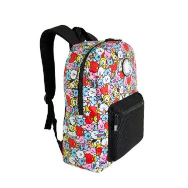 Imagem de MOCHILA ESCOLAR BTS BT21 KPOP ESTAMPA EXCLUSIVA PRÉ ESCOLA-Masculino