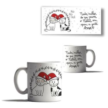 Imagem de Caneca Porcelana Mensagens Natalinas Natal Amor Presente 1 - Enjoy Sho