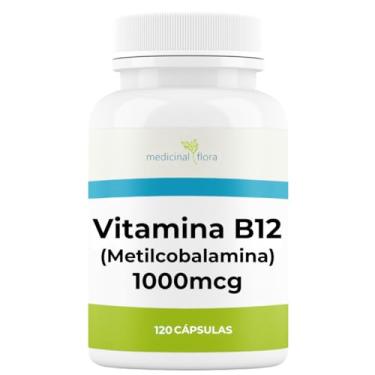 Imagem de Vitamina B12 Metilcobalamina 1000mcg - 120 Cápsulas