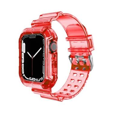 Imagem de Capa Transparente Para Apple Watch Series 9 8 7 6 SE 5 49mm 45mm 44mm 