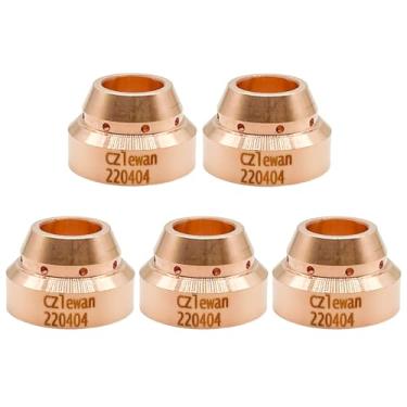 Imagem de 5 peças 220404 Shield Finecut Fit Hypertherm T60/T80/T100 consumíveis de cortador de plasma