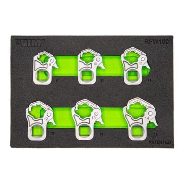 Imagem de Vim Ferramentas 6 peças. Conjunto de chaves de porca flare DR. RATCHETING 3/20.3 cm