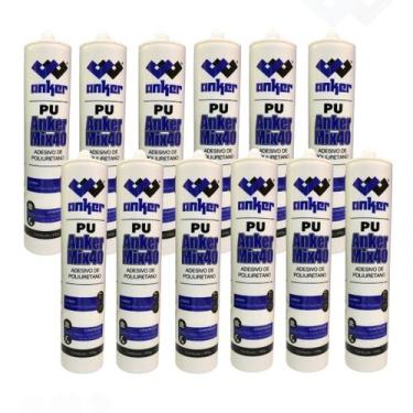 Imagem de 12 Silicone Pu40 Cinza Adesivo Selante De Poliuretano - Anker do Brasi